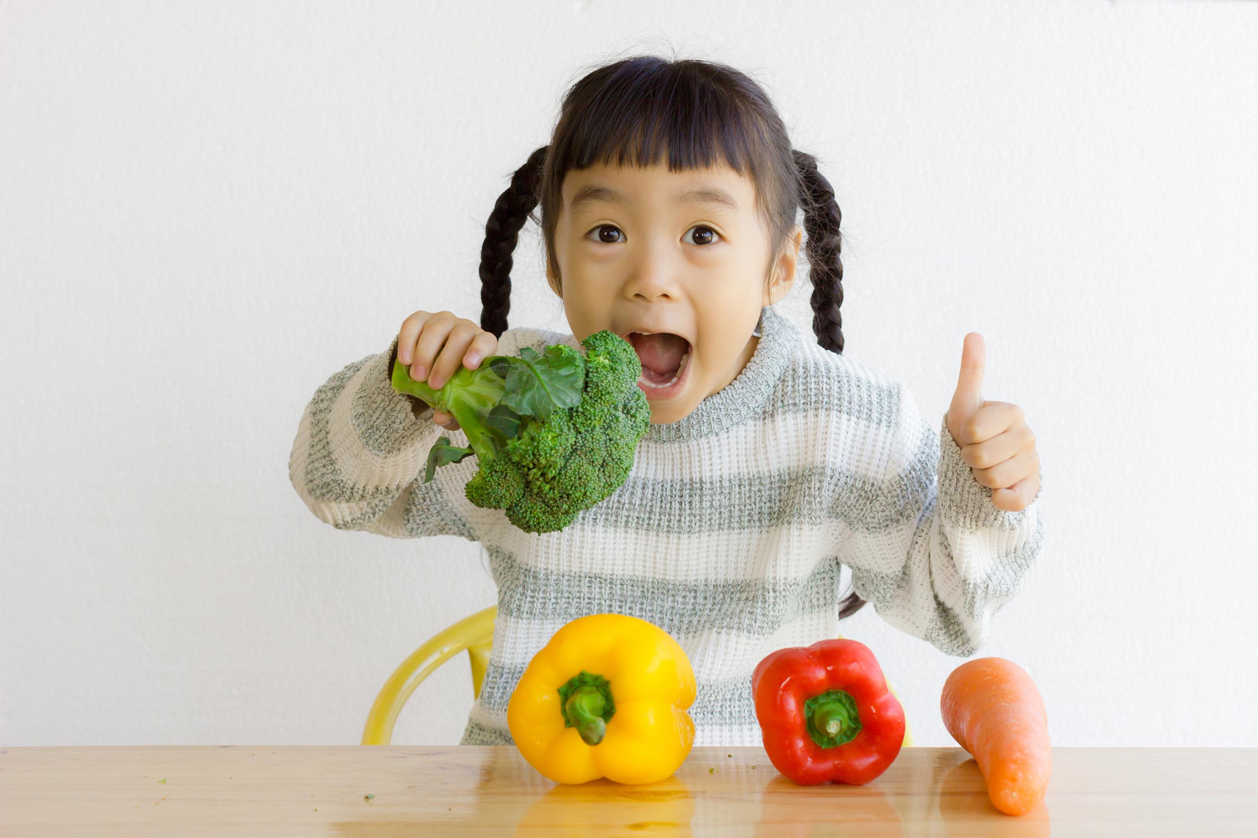 Dibutuhkan kesabaran dan proses hingga anak mau makan sayur
