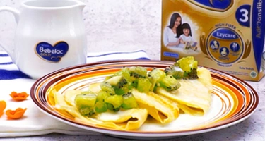 Resep Egg & Cheese Crepes